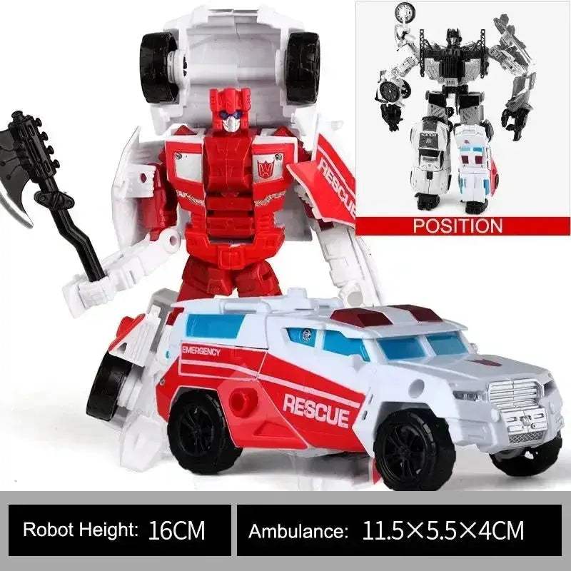 Five In One Transforming Robot Toy For Boys And Girls - ToylandEU