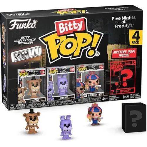  Five Nights At Freddy's Bitty Pop Mini Figures 4 Pack -  ToylandEU™