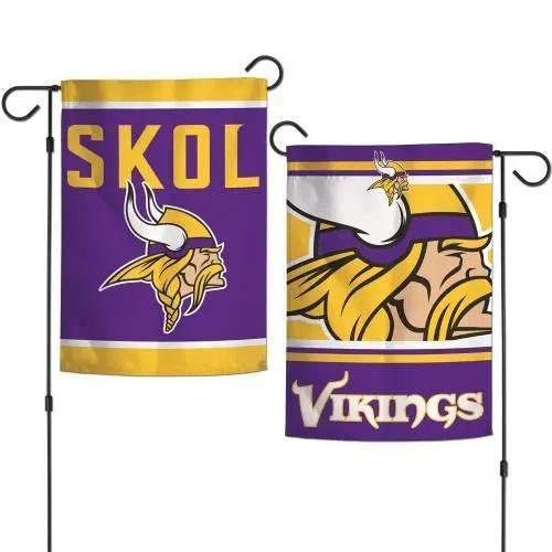  Minnesota Vikings Garden Flag Two Sided 12x18 Wincraft -  ToylandEU™