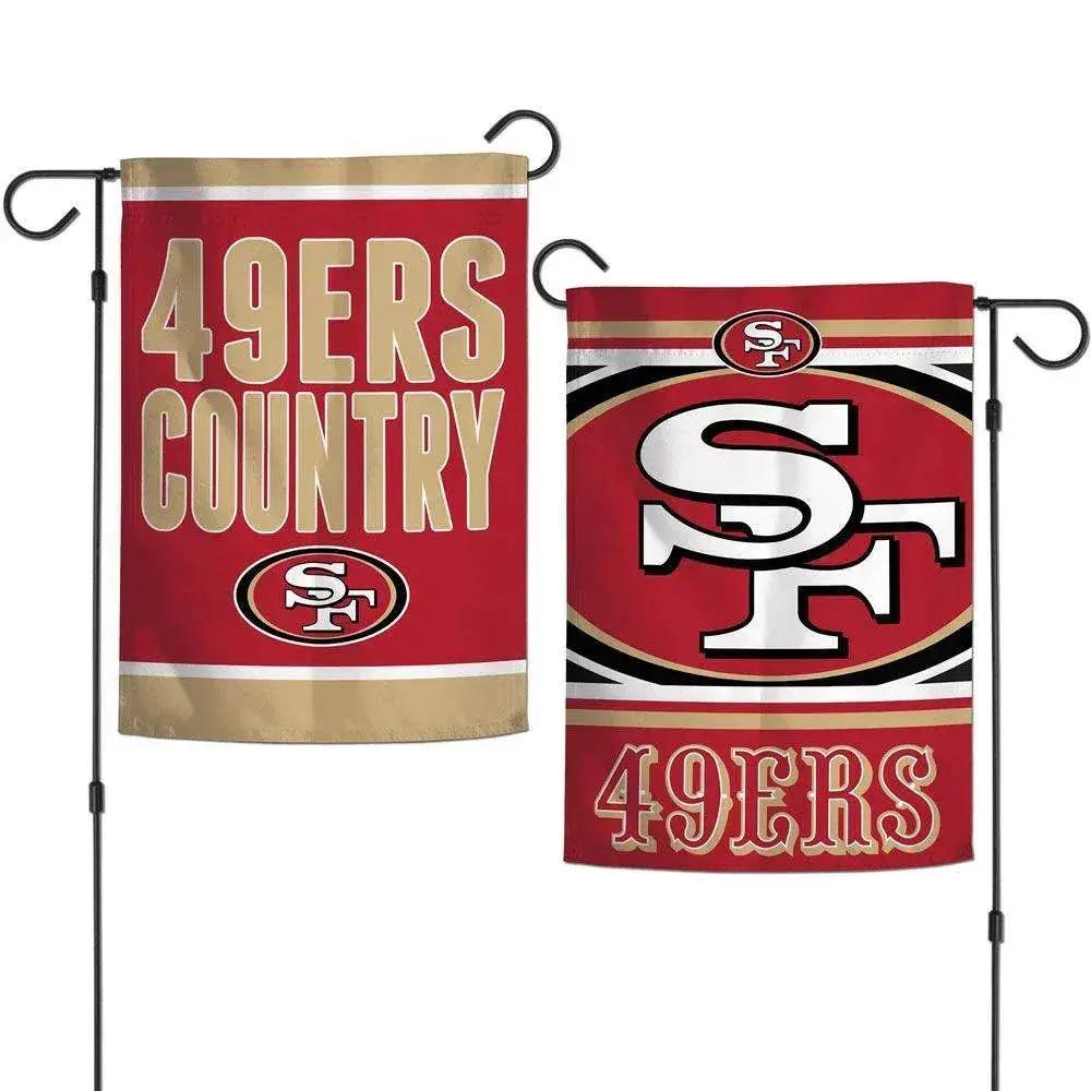  San Francisco 49ers Garden Style Flag 12x18 Two Sided Slogan -  ToylandEU™