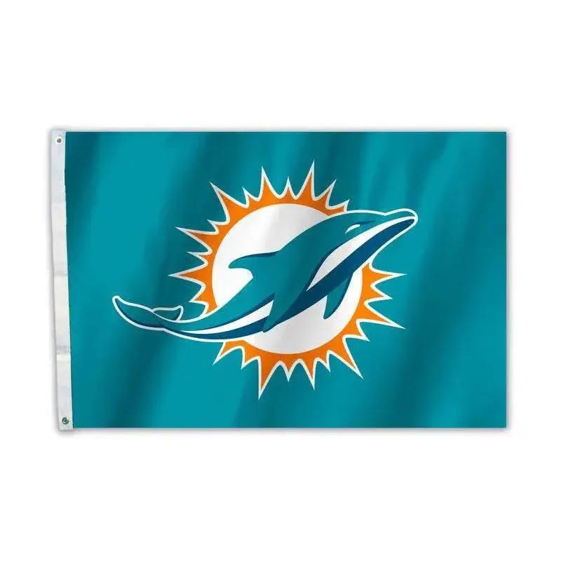  Miami Dolphins 2x3 Flag Outdoor Banner Durable For Home Fans -  ToylandEU™