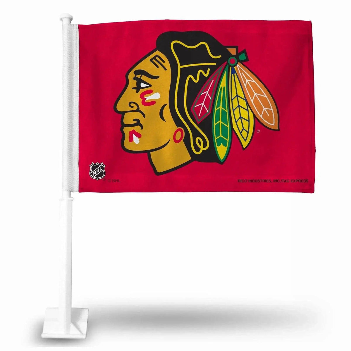  Chicago Blackhawks Car Flag Rico Industries Official -  ToylandEU™