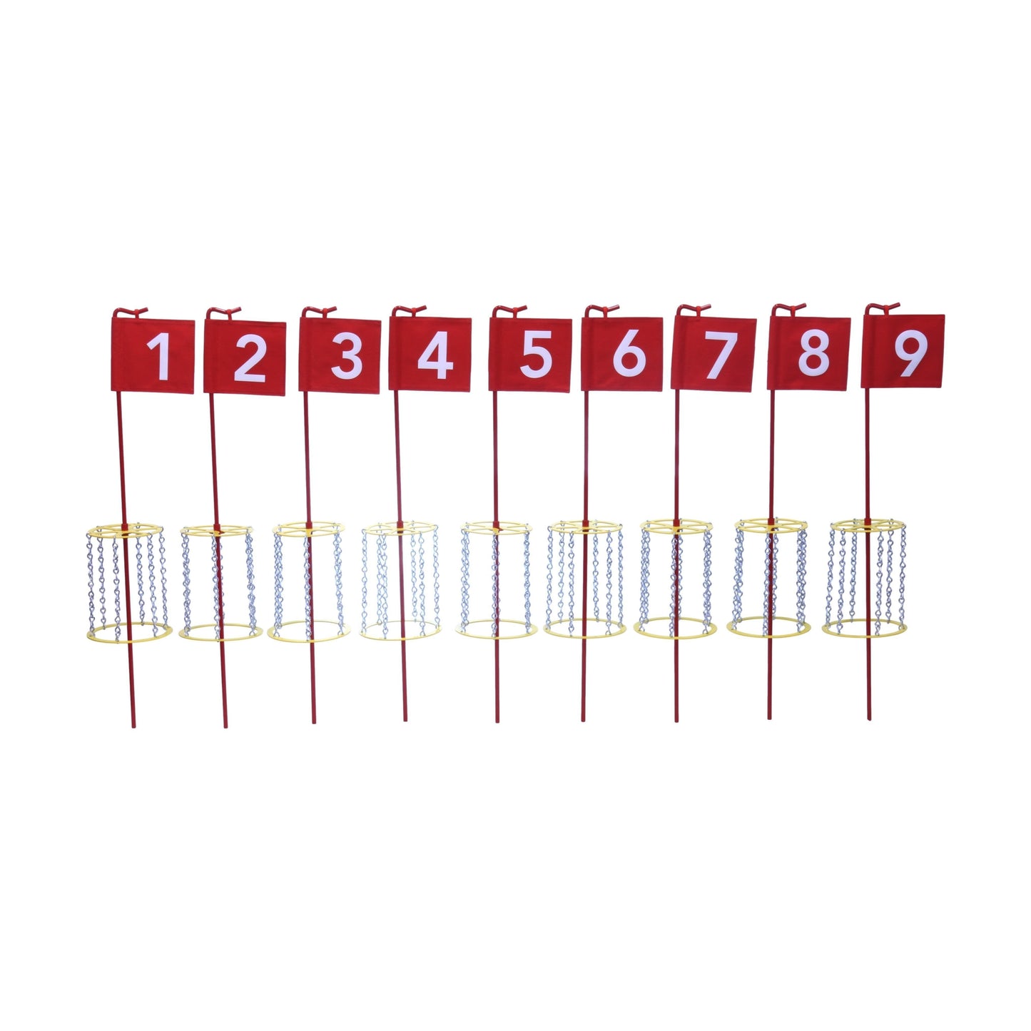 Flag Croquet Golf Game Amish Made Set Duffel Bag