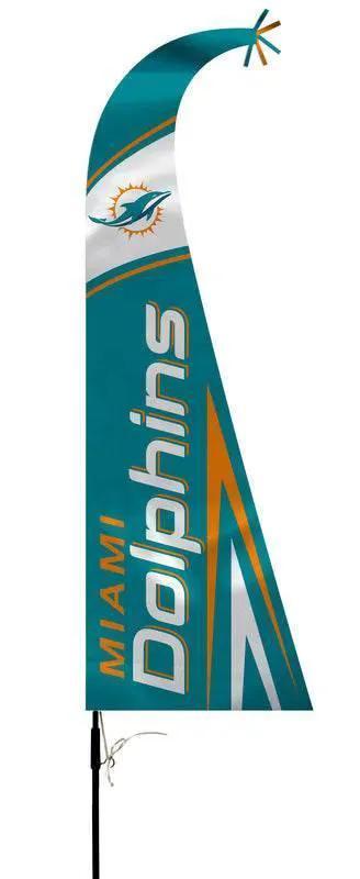  Miami Dolphins Flag Premium Feather Style Co Outdoor Decor -  ToylandEU™