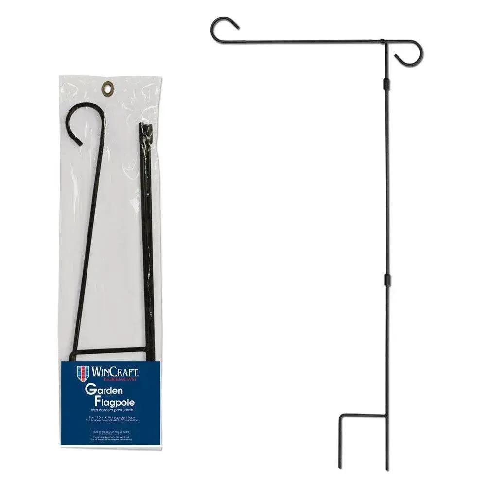  3 Piece Garden Flag Pole Metal H Frame Stake Outdoor Decor -  ToylandEU™
