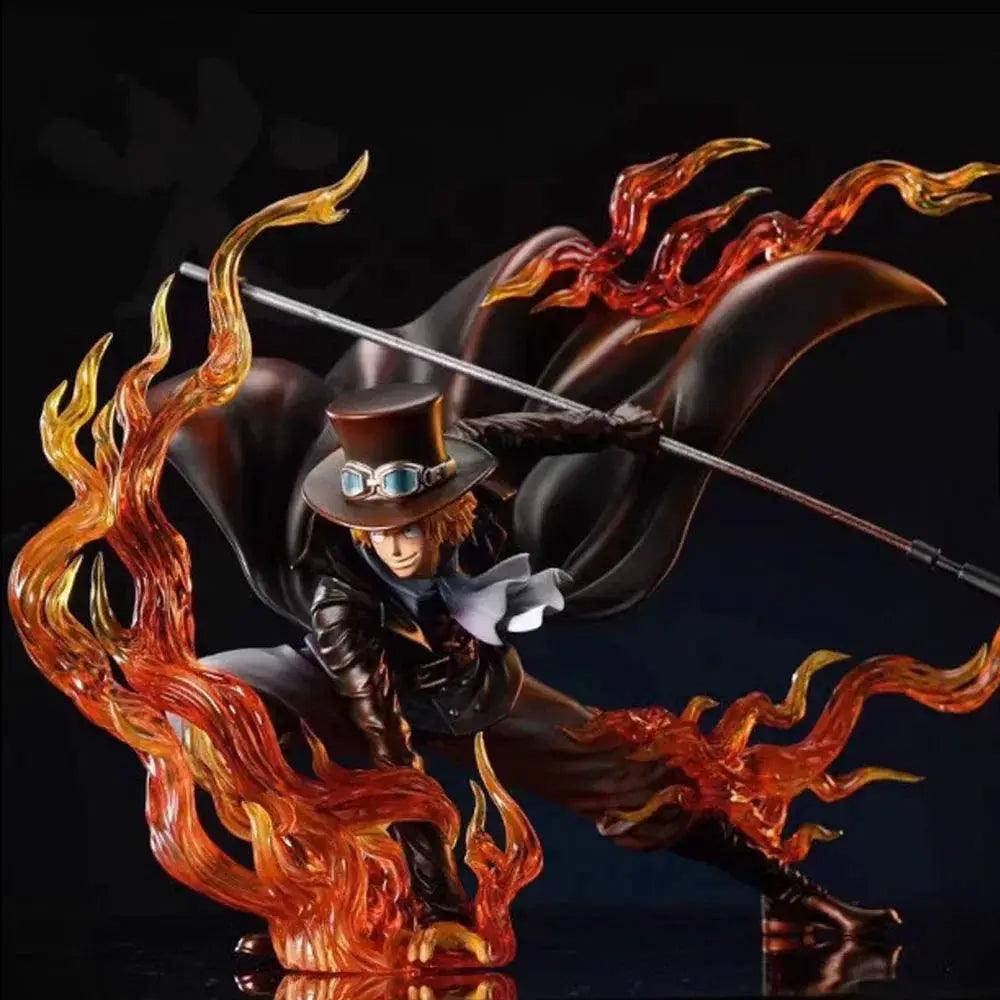  Flame Emperor Sabo Anime Figurine ,One Piece Action Figurines Fire Fist Revolutionary Army 22 CM -  ToylandEU™