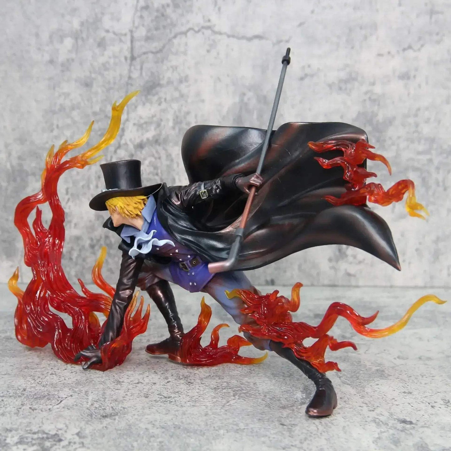 Flame Emperor Sabo Anime Figurine ,One Piece Action Figurines Fire Fist Revolutionary Army 22 CM - ToylandEU