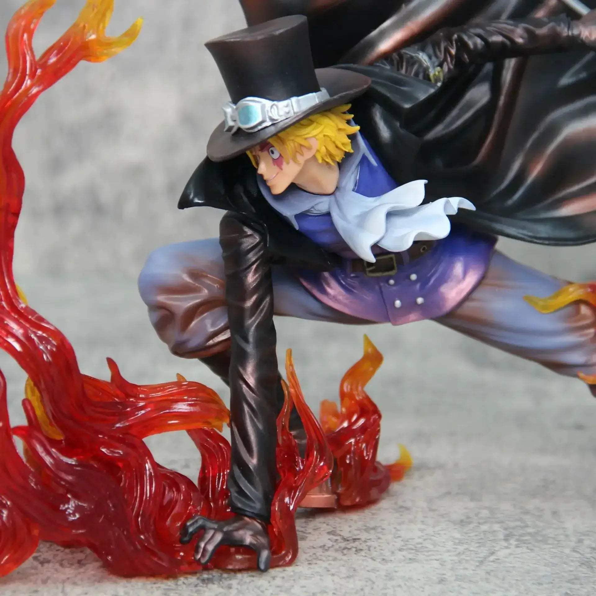 Flame Emperor Sabo Anime Figurine ,One Piece Action Figurines Fire Fist Revolutionary Army 22 CM - ToylandEU