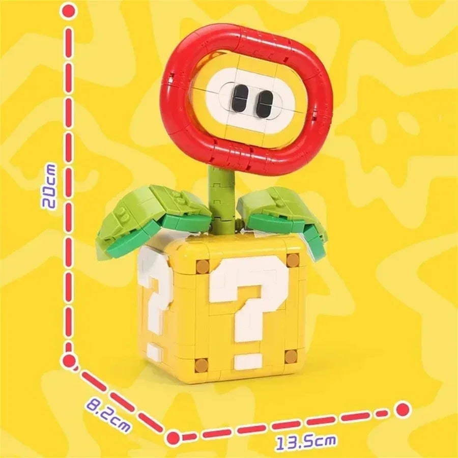 Flame Flower Building Blocks Set Educational MOC Toy - ToylandEU