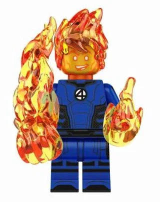 Flame Hero Custom Figure Lego Compatible Durable ABS Figure - ToylandEU