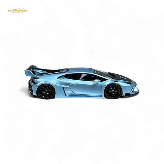  Lamborghini Huracan Liberty Walk Widebody 1:64 Ice Blue -  ToylandEU™