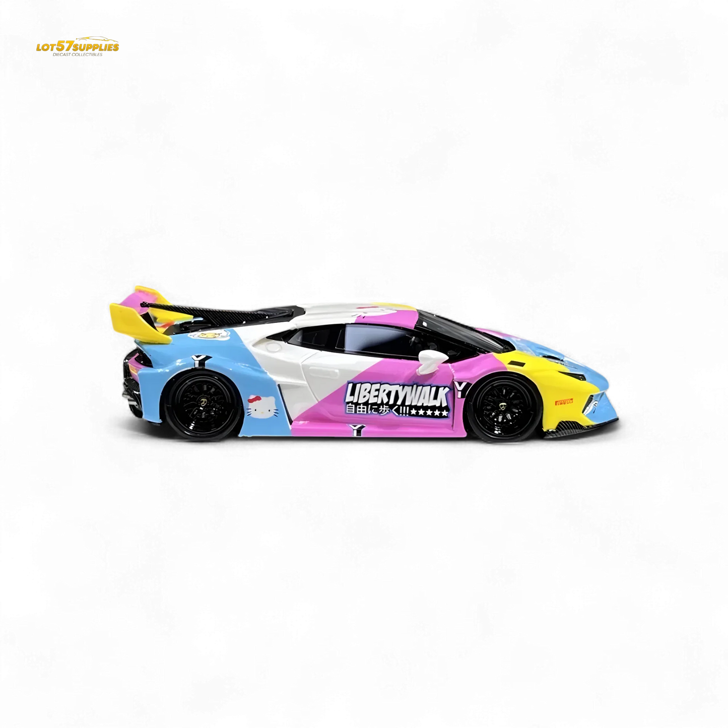 Flame Lamborghini Huracan LP610-4 LWBK WideBody Resin 1:64 - ToylandEU