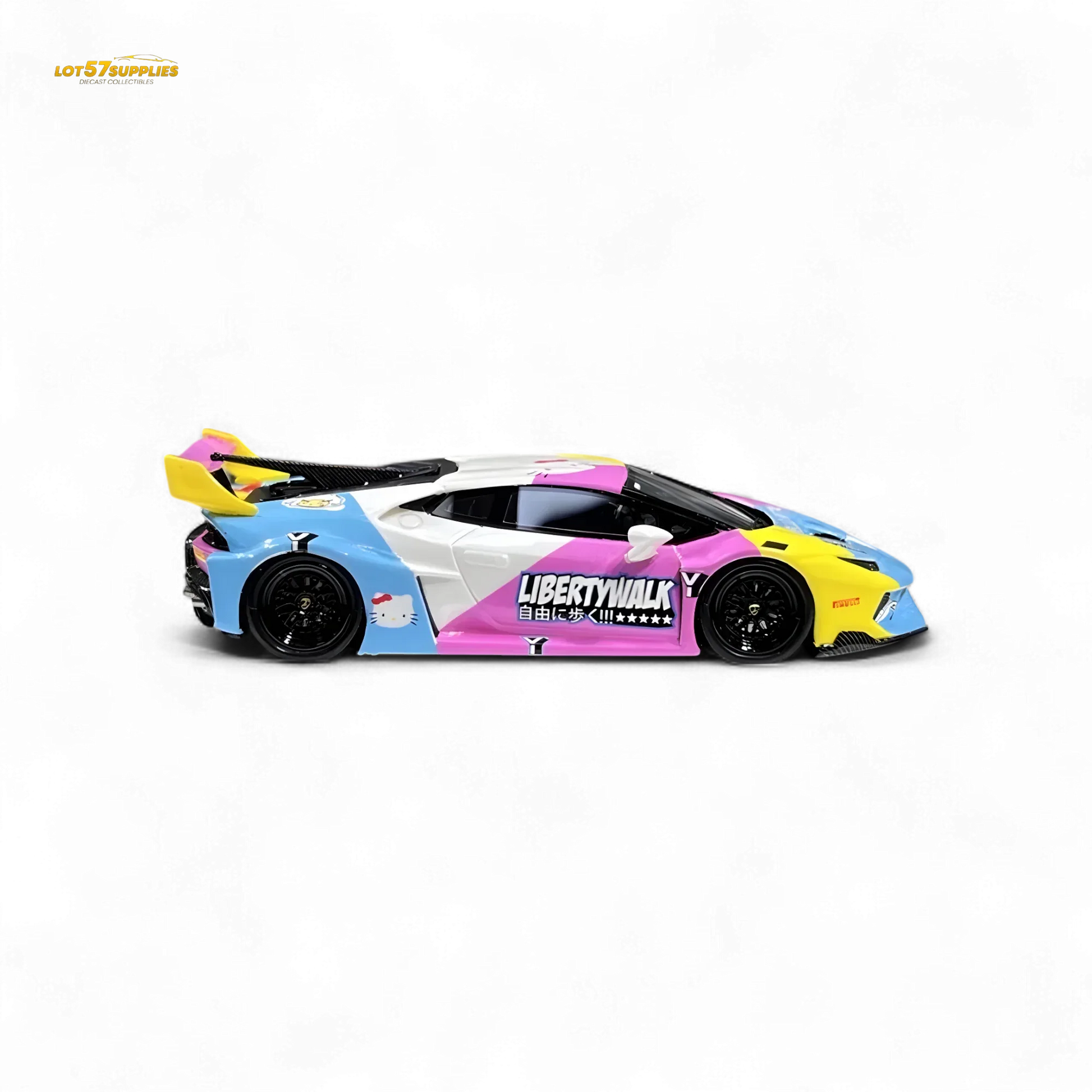 Flame Lamborghini Huracan LP610-4 LWBK WideBody Resin 1:64 - ToylandEU