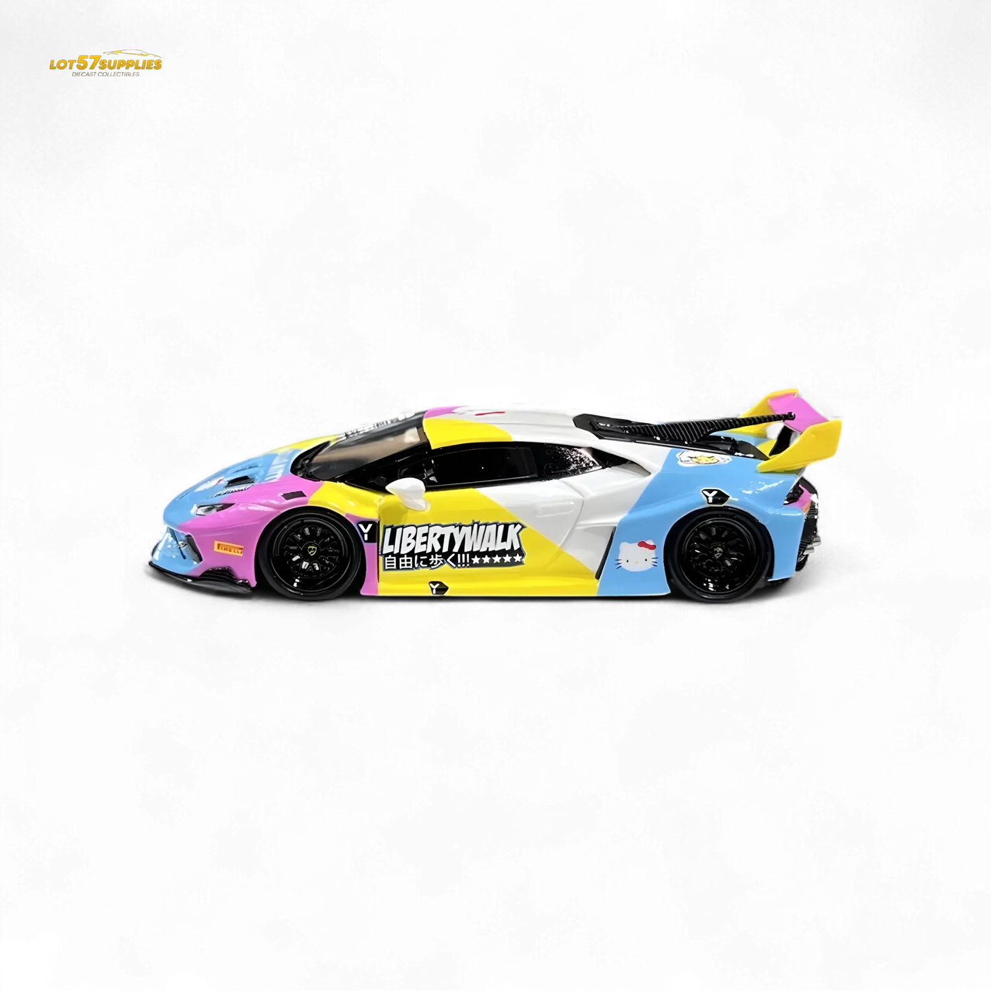 Flame Lamborghini Huracan LP610-4 LWBK WideBody Resin 1:64 - ToylandEU