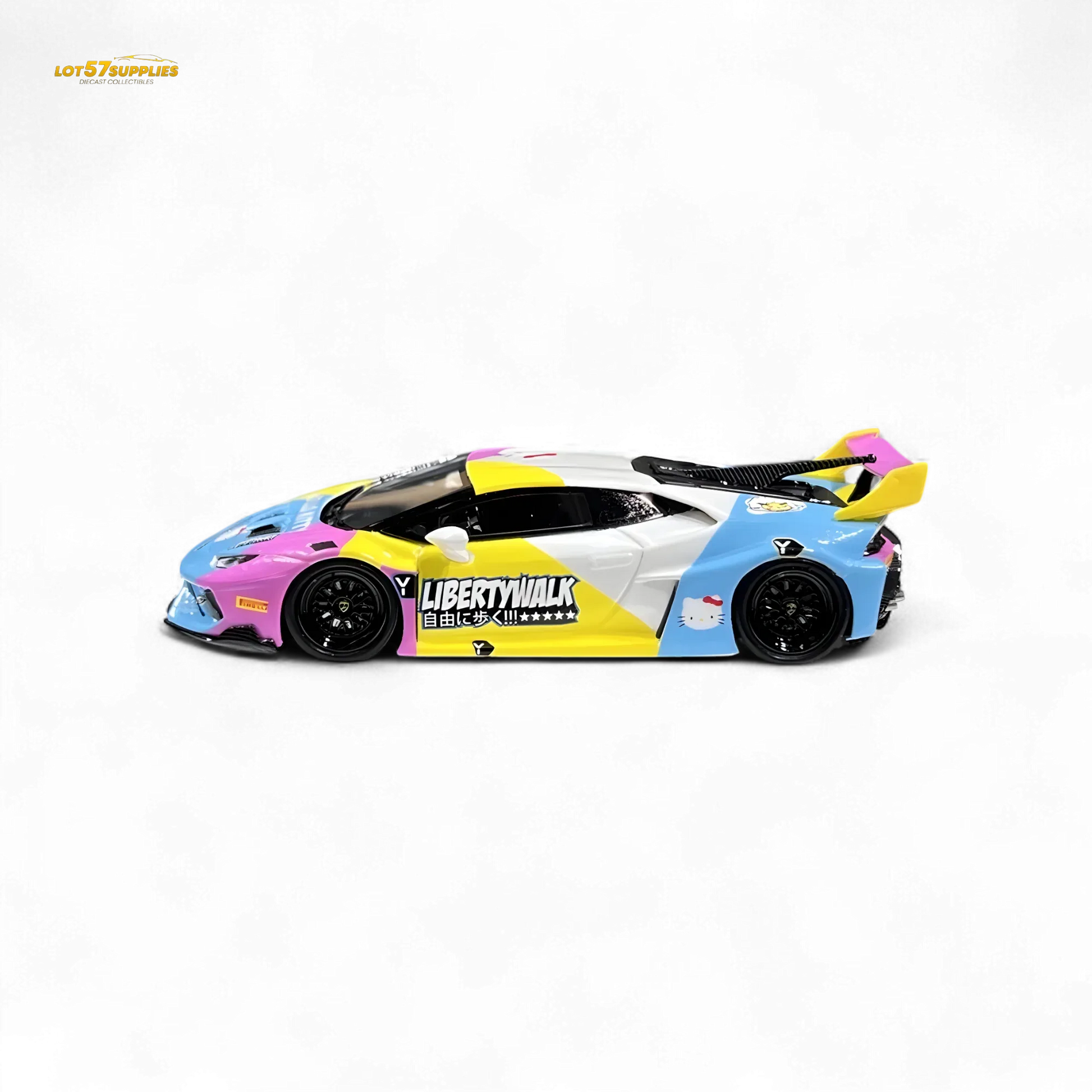 Flame Lamborghini Huracan LP610-4 LWBK WideBody Resin 1:64 - ToylandEU