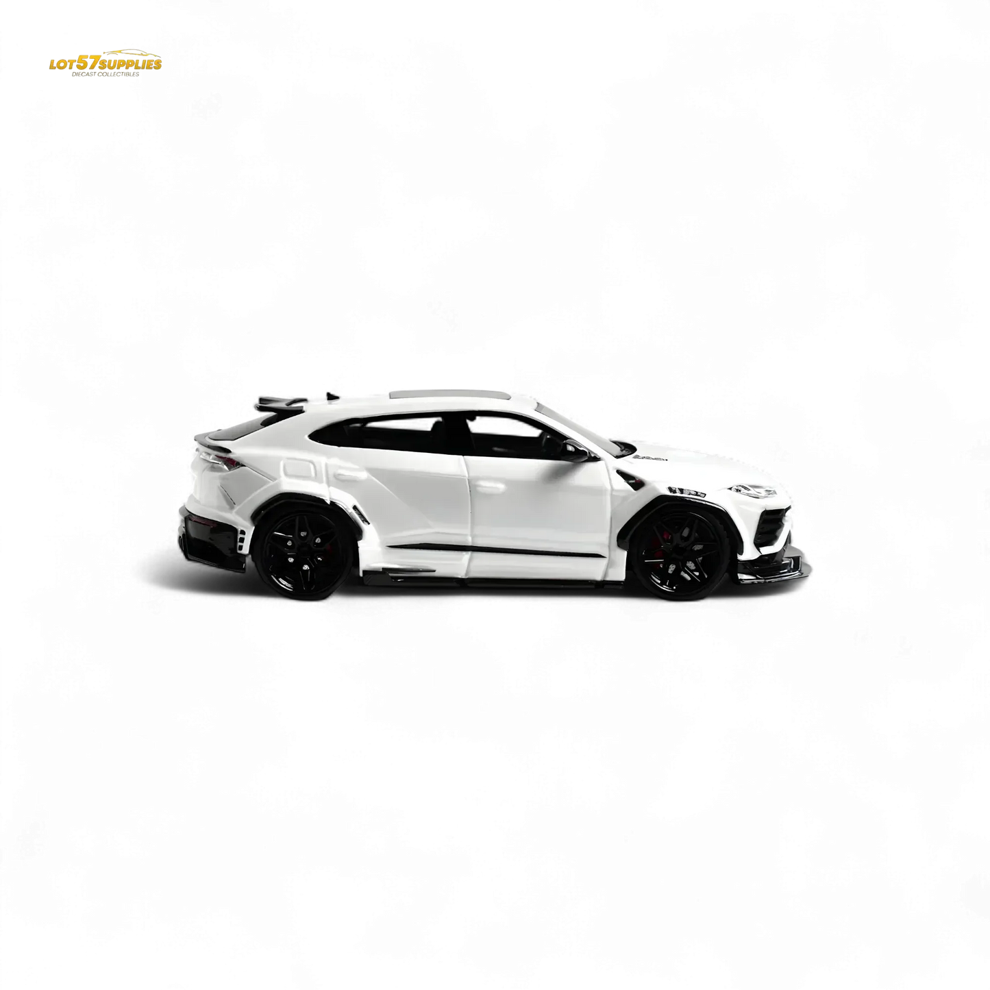 Flame Lamborghini Urus LBWK Bianco Icarus White Resin 1:64 - ToylandEU