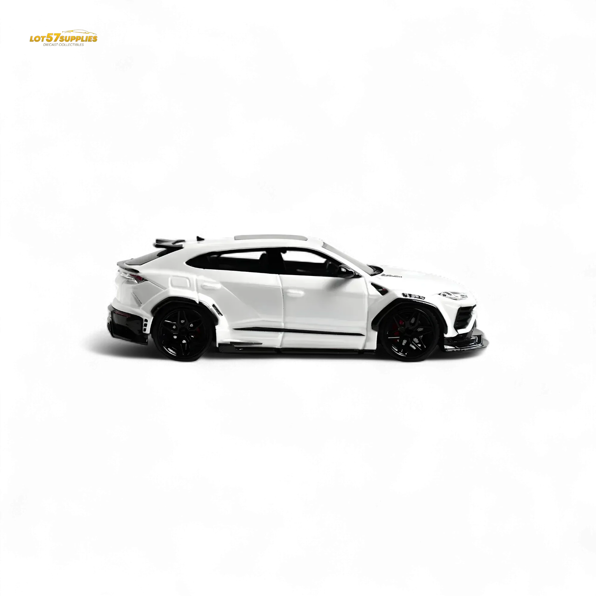 Flame Lamborghini Urus LBWK Bianco Icarus White Resin 1:64 - ToylandEU