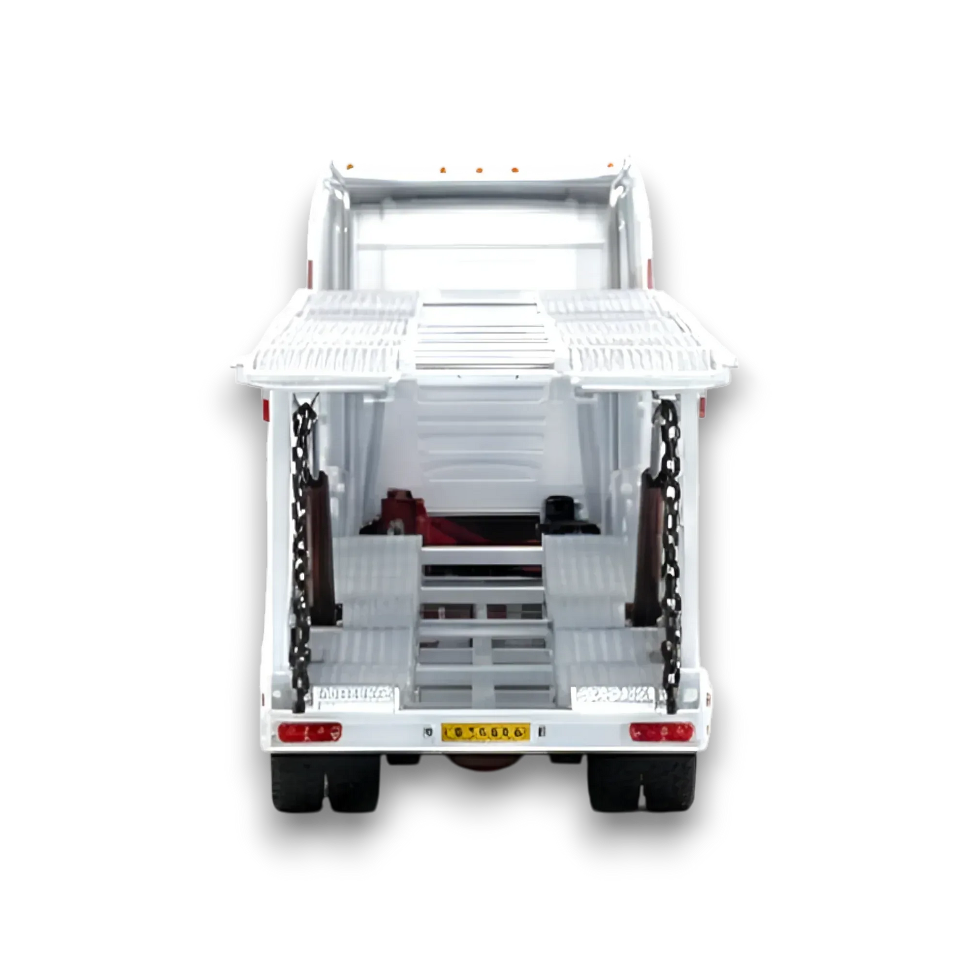 Flame Scania Car Carrier Transport Truck Red White 1:64 - Limited to 299 Pcs - ToylandEU