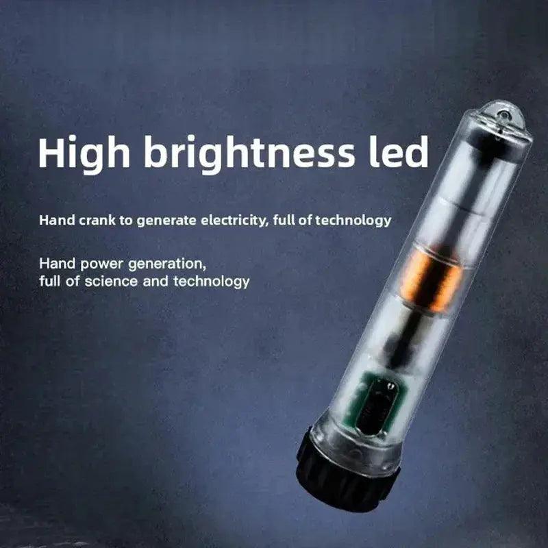  Hand Crank Flashlight Self Generating Emergency Power -  ToylandEU™