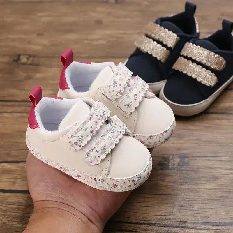  Pink Rhinestone Leather Ballet Flats For Girls Non Slip -  ToylandEU™
