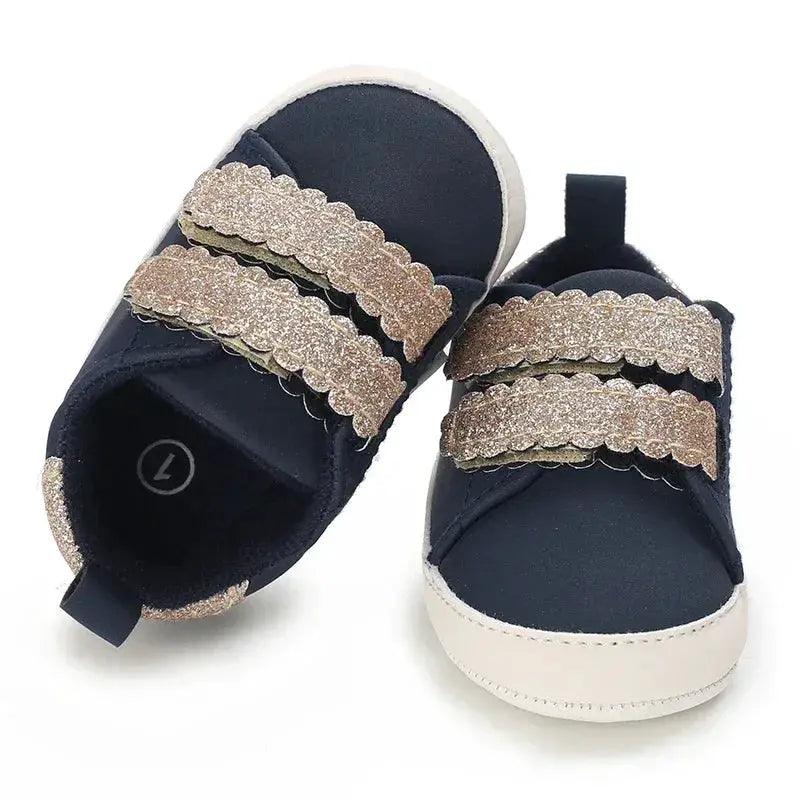  Pink Rhinestone Leather Ballet Flats For Girls Non Slip -  ToylandEU™