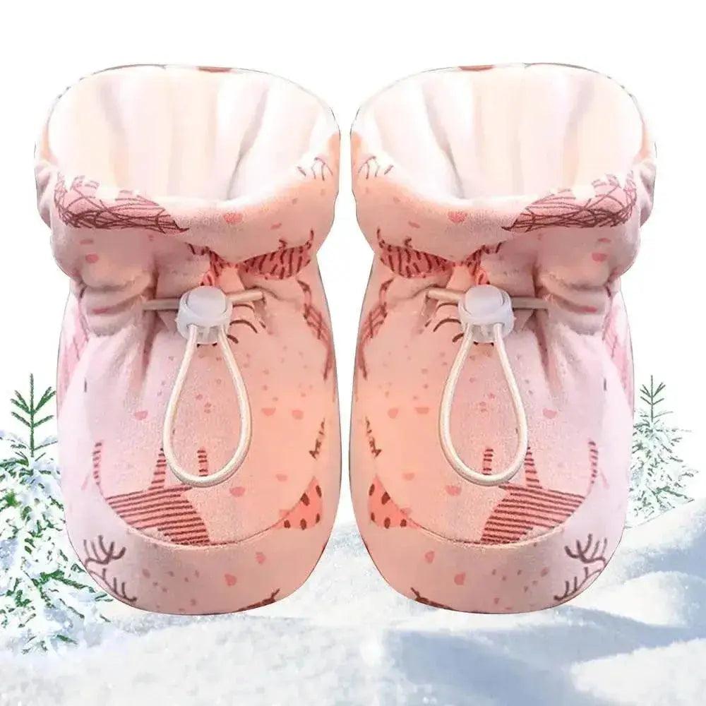  Cozy Plush Winter Baby Boots with Drawstring Design for Outdoor Adventures and Home Comfort -  ToylandEU™