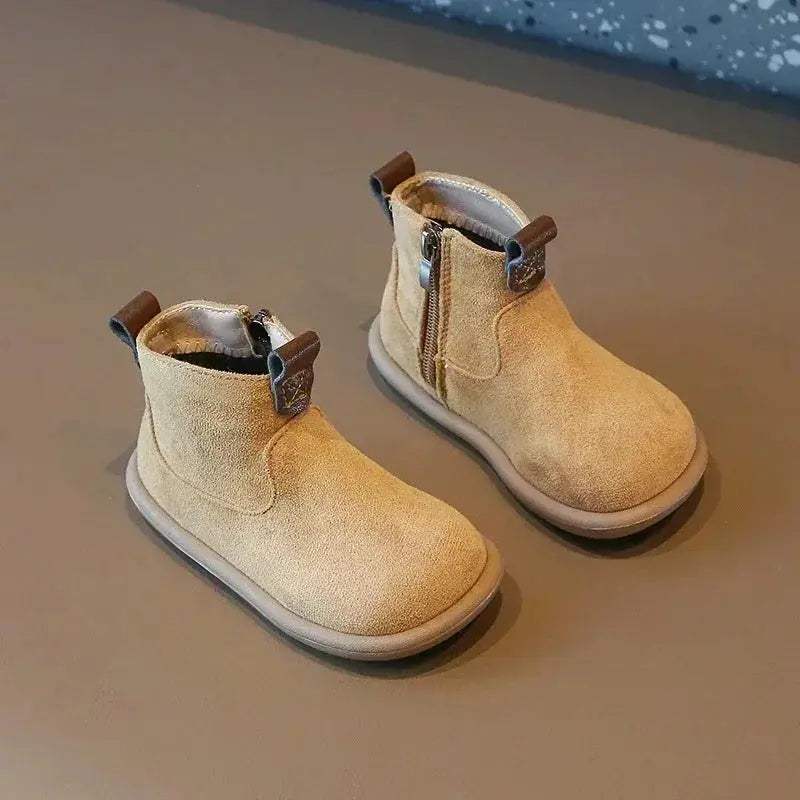  Kids Ankle Boots Winter Warmth Anti Slip Plush Lining -  ToylandEU™