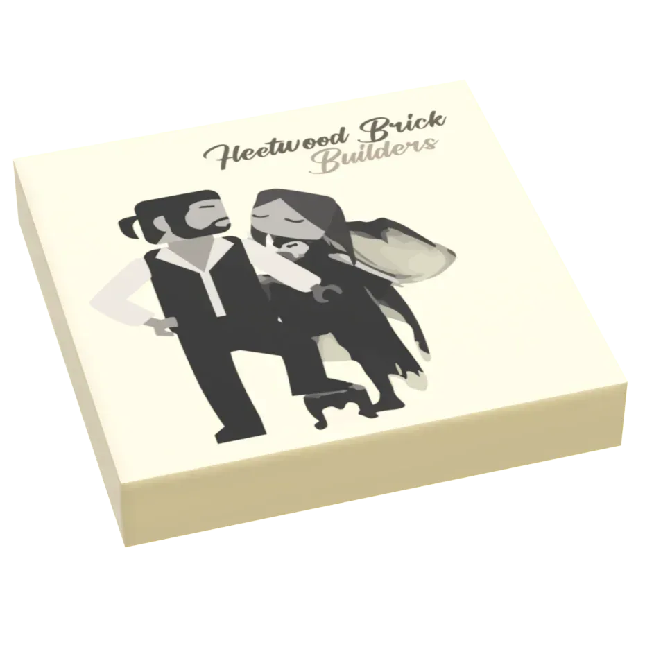 Fleetwood Brick, Builder - B3 Customs® Music Album Cover (2x2 Tile) - ToylandEU