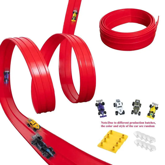  Flexible DIY Race Track For 1 64 Cars Portable Roll Up -  ToylandEU™