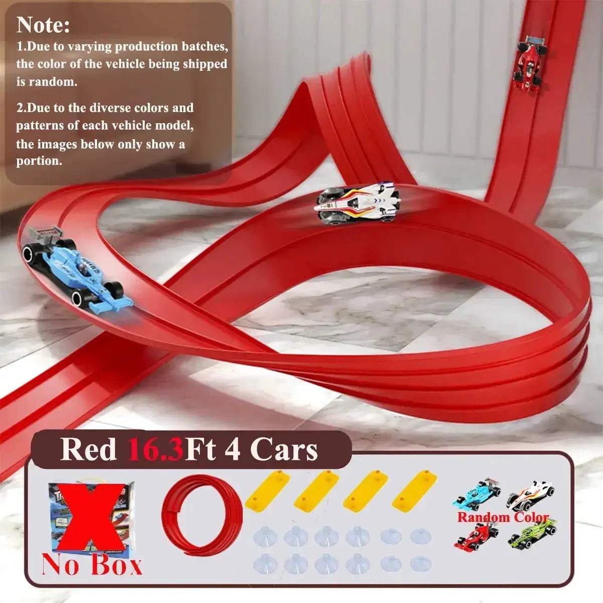 Flexible DIY Race Track For 1/64 Cars Portable Roll Up - ToylandEU