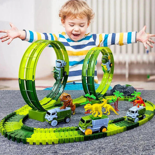  Flexible Dinosaur Car Track LED Lights For Kids -  ToylandEU™