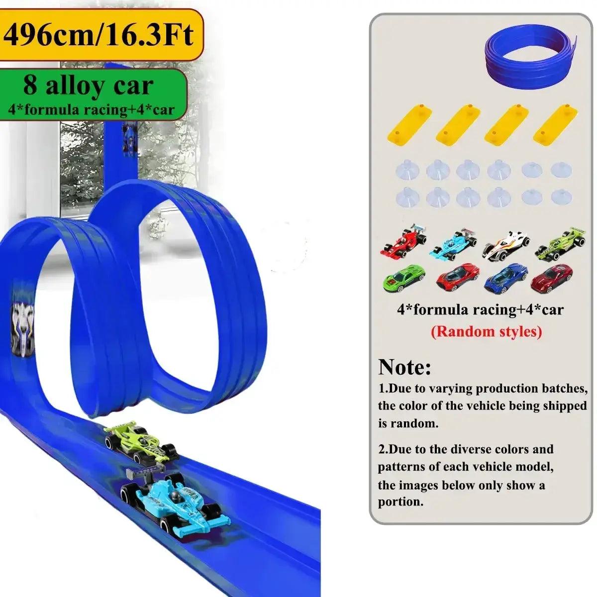  Flexible Track Toy Set Mini Car for Diy Education Kit -  ToylandEU™