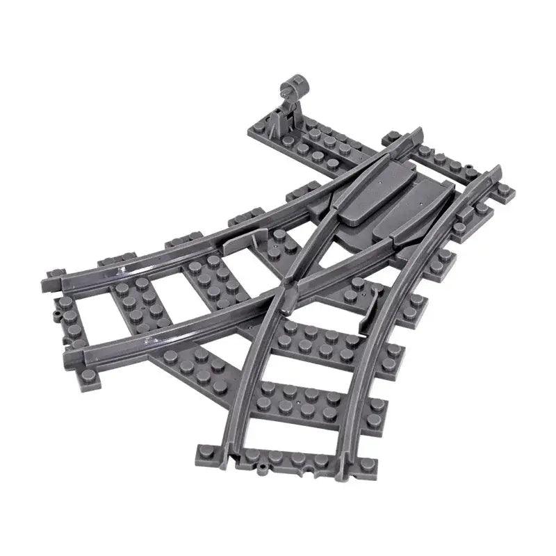  Flexible Train Tracks Left Right Switch Lego Premium -  ToylandEU™