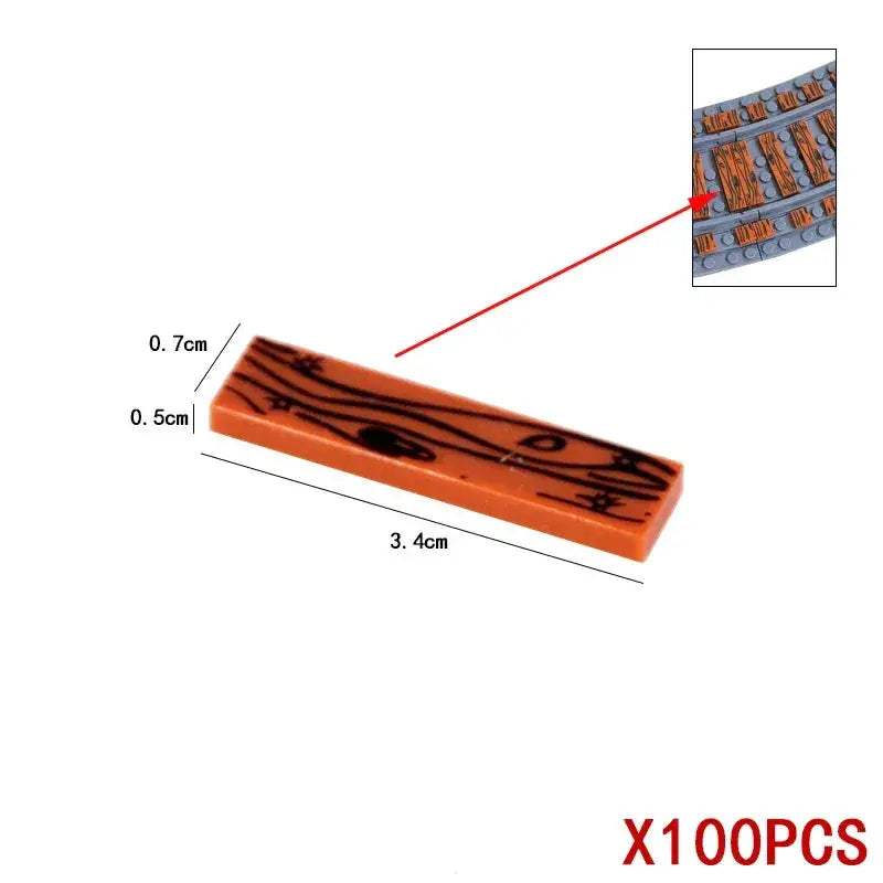 Flexible Train Tracks and Forked Crossing for Lego Compatible Blocks - ToylandEU