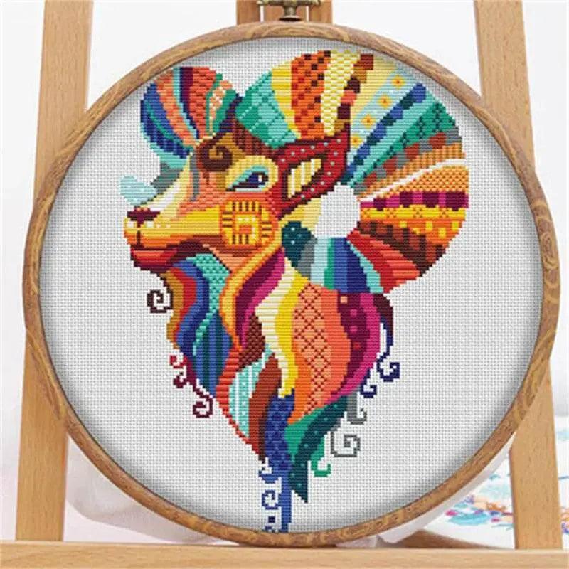  Floral Cross Stitch Kit for Handcrafting - World of Warcraft Inspired Needlework -  ToylandEU™