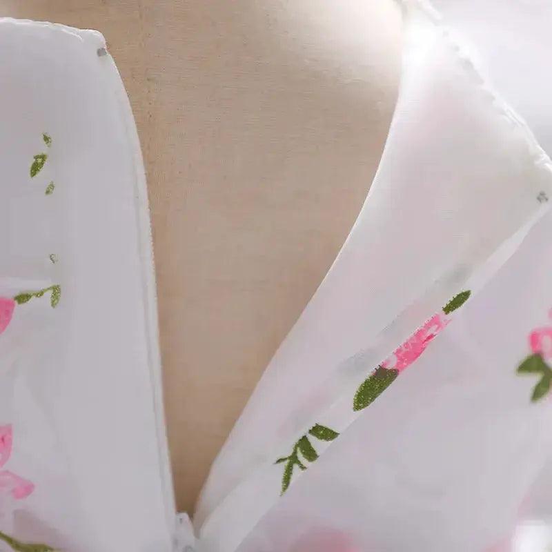  Floral Embroidered Baby Girl Dress For First Birthday -  ToylandEU™