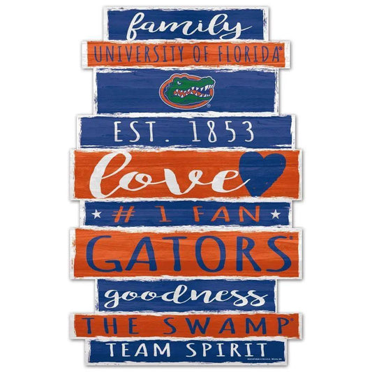  Florida Gators 11x17 Wood Sign With Family Word Design -  ToylandEU™
