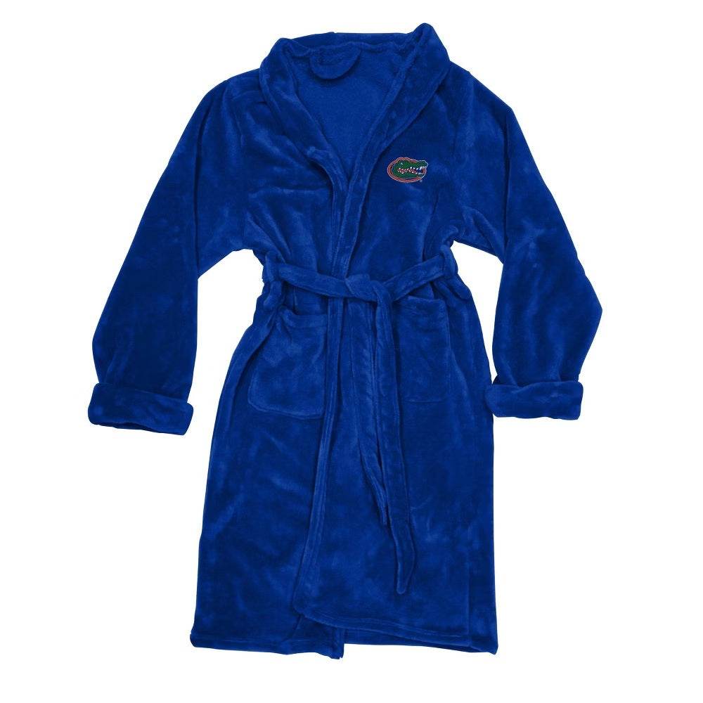 Florida Gators Bathrobe Embroidered Logo Silky Soft L XL - ToylandEU