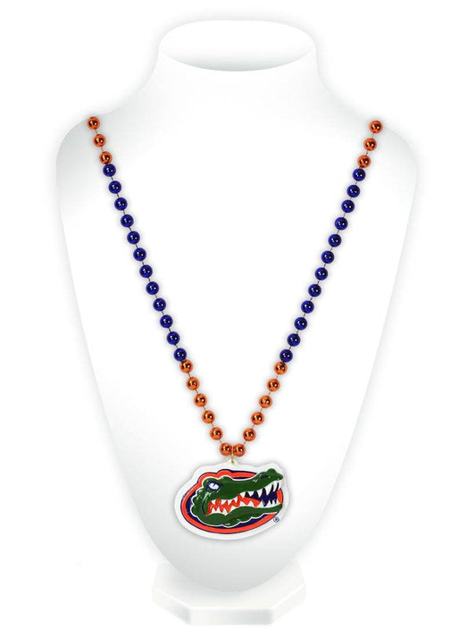 Florida Gators Beads With Medallion Mardi Gras Style - ToylandEU