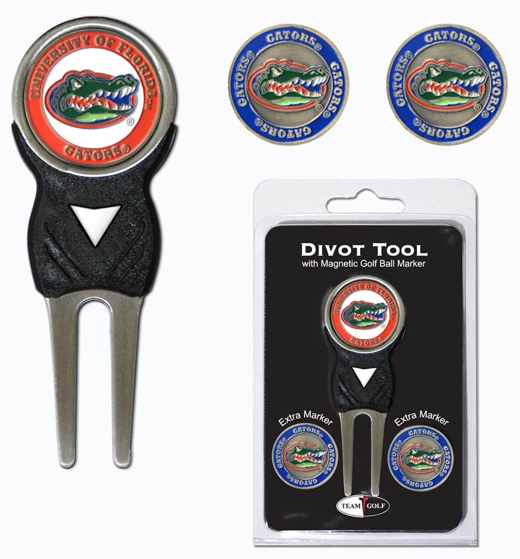 Florida Gators Golf Divot Tool With 3 Enamel Markers - ToylandEU