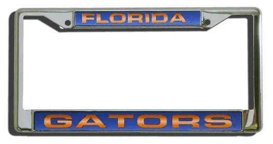  Florida Gators License Plate Frame Laser Cut Chrome -  ToylandEU™
