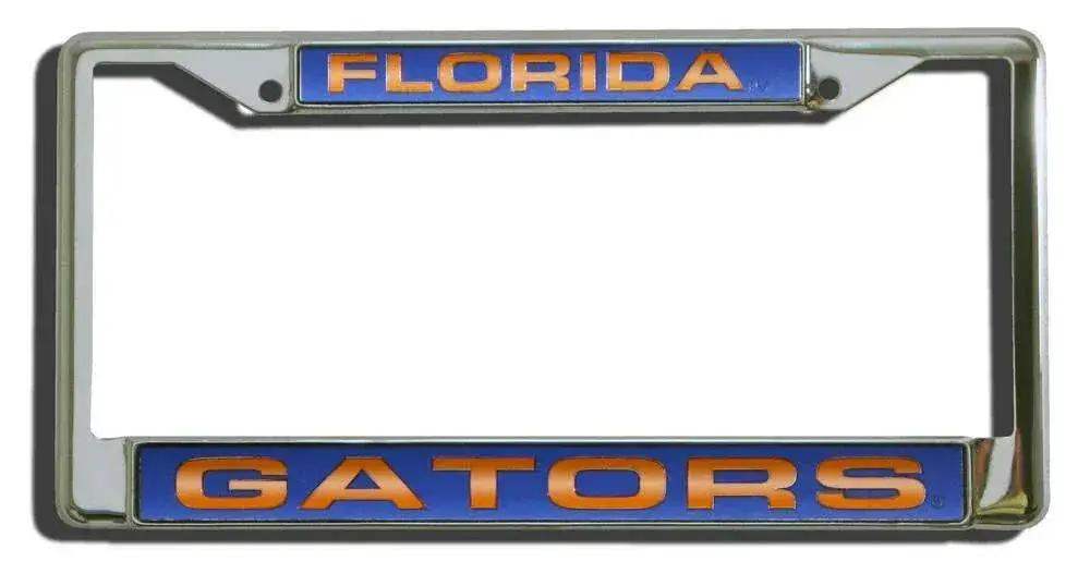  Florida Gators License Plate Frame Laser Cut Chrome -  ToylandEU™
