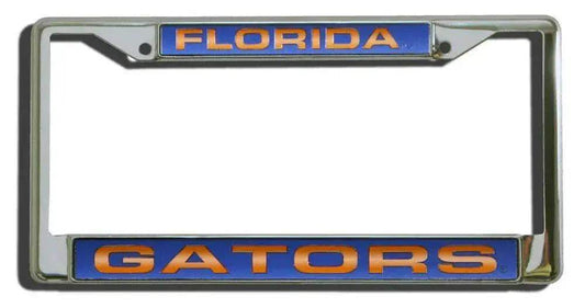  Florida Gators License Plate Frame Laser Cut Chrome -  ToylandEU™