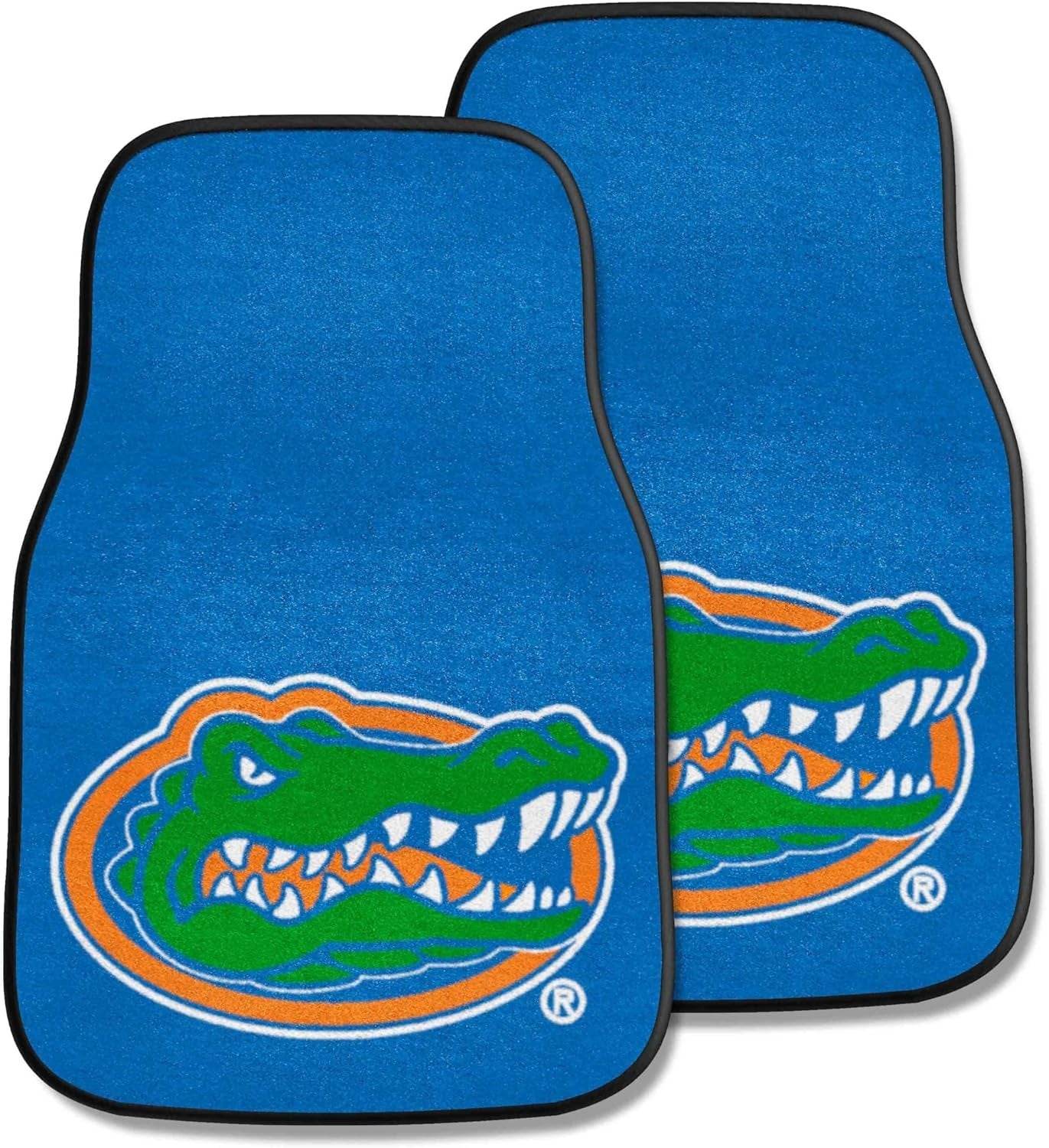 Florida Gators Nylon Car Mats Printed Carpet 2 Piece Set - ToylandEU