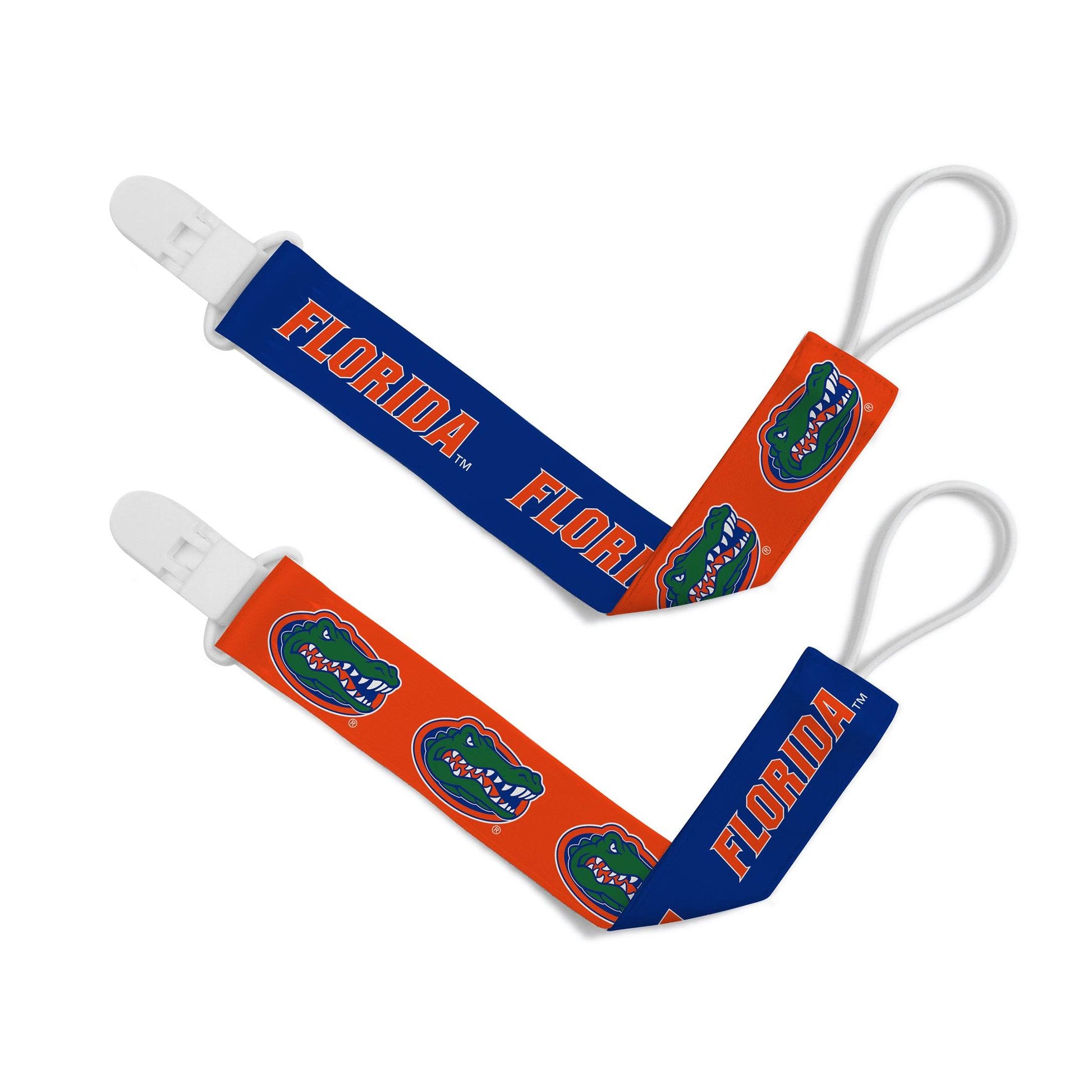 Florida Gators Pacifier Clips 2 Pack Durable Baby Gift - ToylandEU