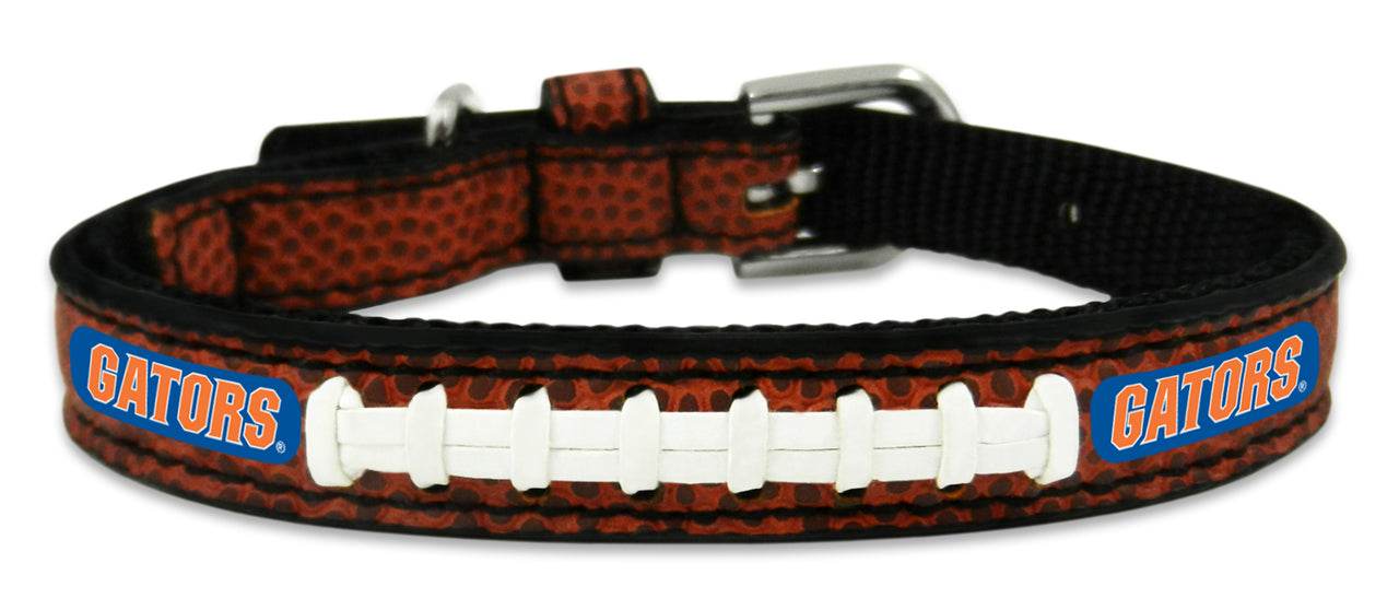 Florida Gators Pet Collar Leather Football Collar Gamewear - ToylandEU