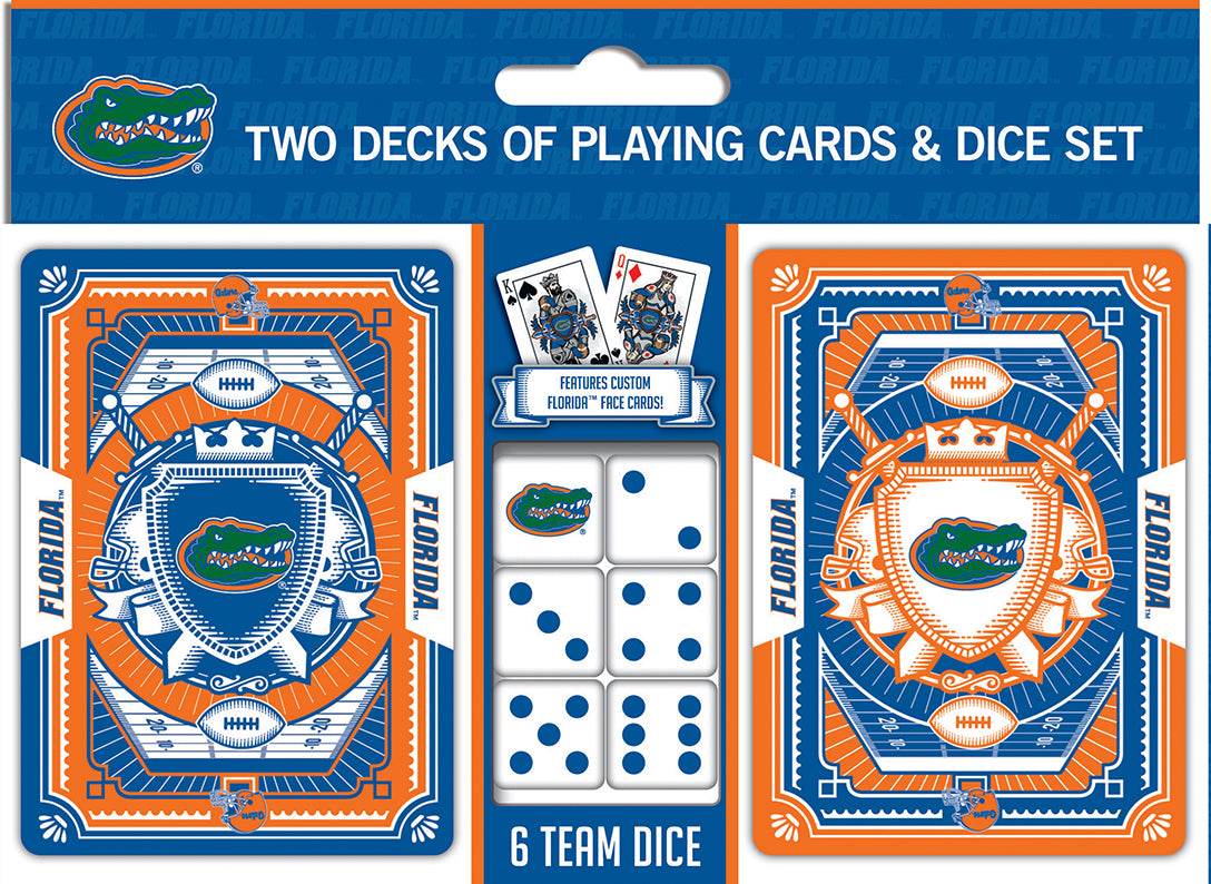 Florida Gators Playing Cards And Dice Set Two Pack - ToylandEU