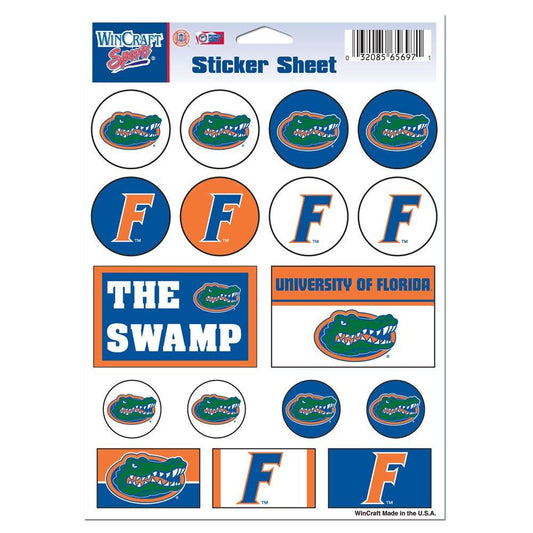 Florida Gators Vinyl Decal Sheet 5x7 Sticker Pack Bundle - ToylandEU