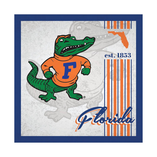 Florida Gators Wood Sign 10x10 Album Decor For Fans - ToylandEU