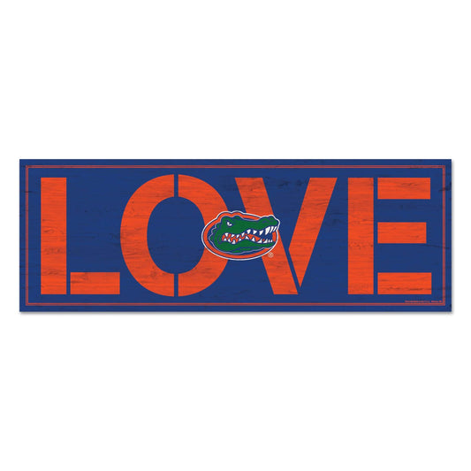 Florida Gators Wood Sign 8x23 Love Wall Decor Home Sports - ToylandEU